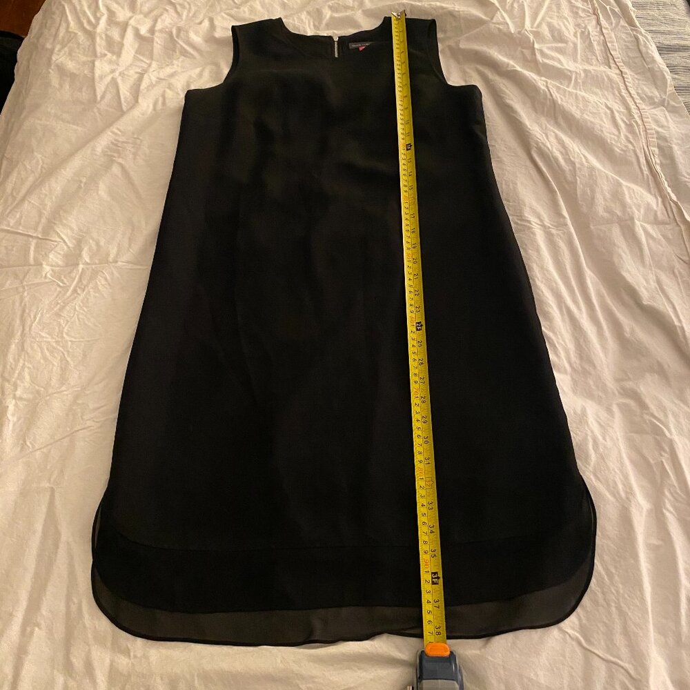 Vince Camuto Black Dress with Sheer Hem